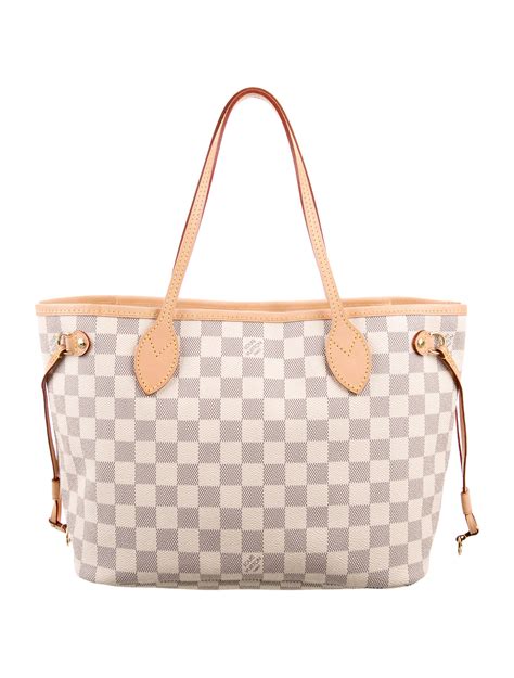 lv neverfull pm damier azur|louis vuitton damier azur collection.